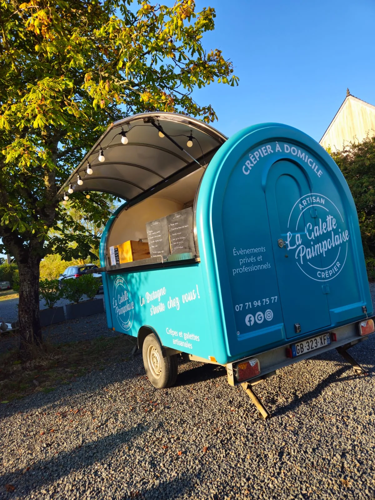 La Galette Paimpolaise et son slogan La Bretagne s’invite chez vous, prête pour les réceptions privées